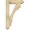 Ekena Millwork Merced Arts and Crafts Rough Sawn Bracket w/ Offset Brace, Douglas Fir, 6"W x 20"D x 32"H BKT0604X20X32MRC03RDF - alternate 4